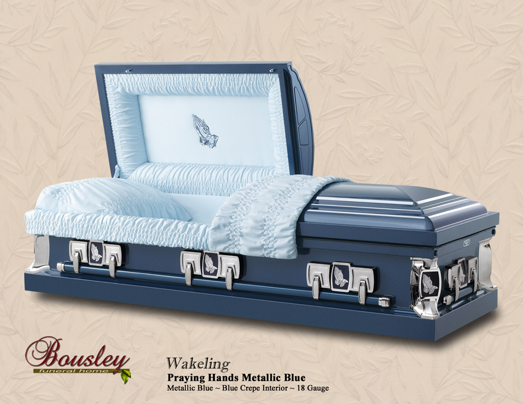 Wakeling Praying Hands Metallic Blue